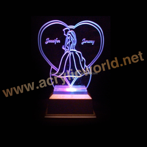 Matériel acrylique d'usine LED Edge Lit Sign Base - Product Image 1