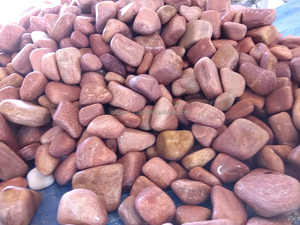 Pierre roulée en agate rouge polie à la machine MMArt, pierre naturelle, galets, roches avec garantie de plus de 5 ans pour la décoration moderne des hôtels et des maisons - Product Image 3