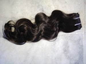 การทอผมดิบสีน้ำตาลธรรมชาติการต่อผมมนุษย์แบบไม่หลุดร่วงที่ดีที่สุดเครื่องยืดผมแบบคู่ - Product Image 2