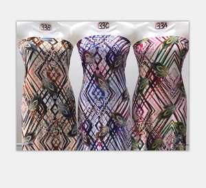 أزياء مخصصة تصميم الاستوائية طباعة على نحو سلس قماش فيسكوز - Product Image 2