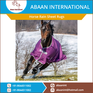 ผ้าคลุมม้ากันฝนคุณภาพสูง พร้อมตัวล็อคแบบหัวเข็มขัด 2 จุดด้านหน้า และสายรัดท้อง 2 สาย/3 สาย - Product Image 6