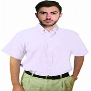 เสื้อเชิ้ตแขนสั้นผ้าทวิลแบบยูนิเซ็กซ์สั่งทำพิเศษ - Product Image 1