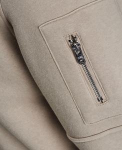 Chaqueta Universitaria de Forro Polar de Algodón, Elegante y Económica, con Botones Personalizados, Chaqueta Bomber Universitaria de Satén - Product Image 5