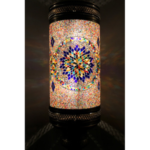 Diseño especial grande único turco mosaico de vidrio ahorro de energía CE certificado lámpara colgante - Product Image 3