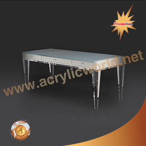 Table gigogne en acrylique transparent personnalisée chaise de bureau en acrylique - Product Image 4