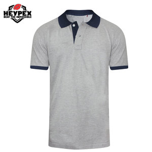Camisetas Polo superventas Diseño informal de manga corta Tela de punto transpirable Opción de talla grande Característica en blanco - Product Image 2