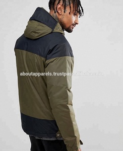 เสื้อแจ็คเก็ตกันลมผ้าไนลอนบุขนสำหรับผู้ชาย100% คลาสสิกเสื้อกันลมกันน้ำมีปกและฮู้ดขนสัตว์ไซส์ใหญ่พิเศษ - Product Image 3