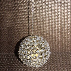 Hanging <b>Crystal</b> <b>Ball</b> Ornament Round Indoor Home Decor Glam Style Lightweight Living Room Decoration - Product Image 2