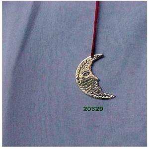 Adorno colgante de Navidad de latón con forma de luna decorativo para puerta de casa Pooja room & Temple - Product Image 1