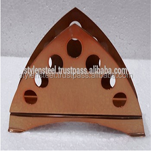 ที่ใส่กระดาษทิชชู่ชุบสแตนเลสสีเมทัลลิคที่ใส่กระดาษเช็ดปาก - Product Image 2