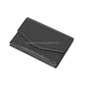 Custom Made Logo Genuine Leather <b>Card</b> <b>Holder</b> Pocket Size with Stylish Design - Product Image 1