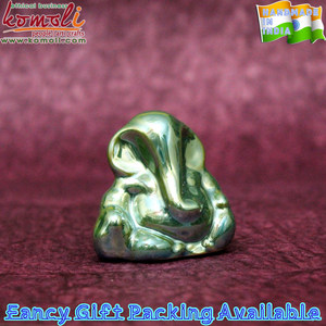 รูปปั้นพระพิฆเนศเซรามิกหลากสีสำหรับตกแต่งบ้านวิหารพูจา & ของขวัญ - Product Image 2