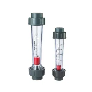 flowmeter LZS rotameter pipe plastic tube float flow meter