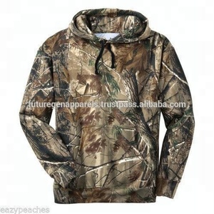 Haute Qualité Personnalisé Imprimé Camo Fermeture Éclair À Capuche 100% Coton Doux Polaire Pull Écologique Respirant En Gros - Product Image 3