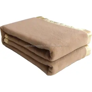 Hotel Wool Blankets With Satin Border