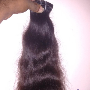 Cabello virgen Remy de alta calidad a precio barato. Cabello natural de un solo donante tejido de la India. Cabellos de trama de un solo donante - Product Image 1