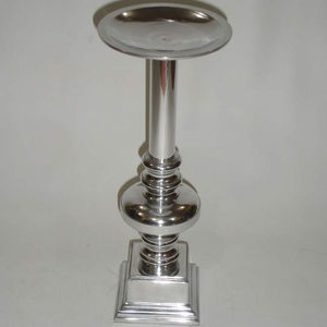 Décoration de maison fantaisie brillant poli nickelé Offre Spéciale bougeoir pas cher look unique pièce maîtresse de table bougeoir - Product Image 1