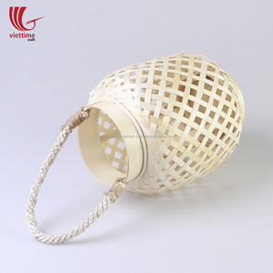 ตกแต่งทอผ้าเทียนไม้ไผ่โคมไฟขายส่งจากเวียดนาม - Product Image 2