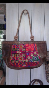 Sac à épaule en cuir PU pour femmes, sacoche à franges, sac brodé, vente en gros, 2018 - Product Image 3
