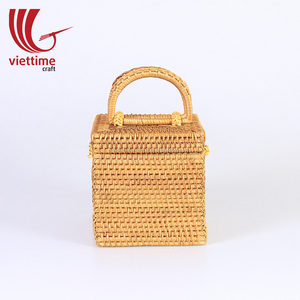 En gros haute qualité paille sacs à main fabriqués en rotin Vietnam - Product Image 2