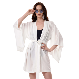 Kimono de plage personnalisé, léger et décontracté, pour femmes, vente en gros, - Product Image 3