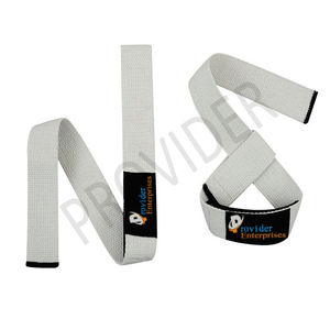 Correas de elevación personalizadas superventas, correas de soporte de muñeca de levantamiento de pesas hechas de algodón resistente - Product Image 1