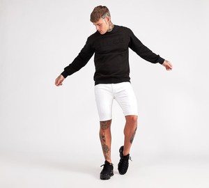 Sudaderas de cuello redondo de algodón con relieve 3D para hombre - Product Image 2