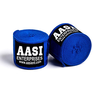 AASI ENTERPRISES de alta calidad, envolturas de mano de boxeo personalizadas, algodón y nailon, Impresión de logotipo personalizado, protección de entrenamiento ficticio - Product Image 4