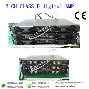 Amplifier Daya Kelas D 1700W, 2 Saluran dan Aplikasi Performa Profesional