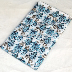 Organic Cotton Paisley Block Printed Multi Color Fabric for Clothing Indian Handmade Custom Design Dress Material Wholesale - Product Image 3