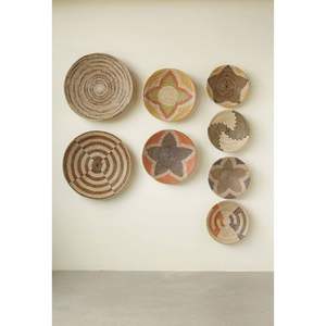 Heapest-placa colgante de ratán para pared, placa de mimbre tejida a mano ecológica para colgar en la pared, venta al por mayor - Product Image 1