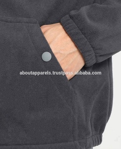 Chaqueta deportiva de lana Polar gruesa para hombre con logotipo personalizado OEM cortavientos largo Unisex con patrón de retazos para uso al aire libre a granel al por mayor - Product Image 6