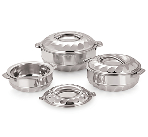 Utensilios de cocina de acero inoxidable de alta calidad, cazuela con tapa de acero inoxidable, calentador de alimentos aislado, almacenamiento, Óscar - Product Image 2