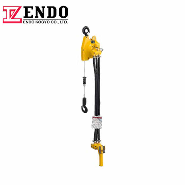 2 kinds of air hoist Wire rope and Chain type. Manufactured by Endo