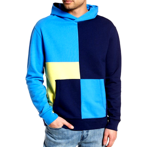 New Look Trendy <b>Hoodies</b> <b>Men</b> with Blocked Detail in <b>Navy</b> Manufacturer in Bangladesh - Product Image 1