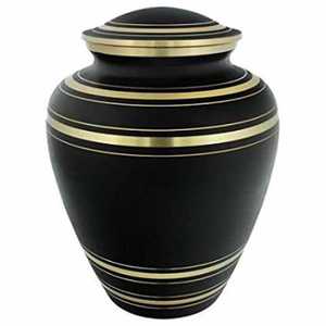Urnas funerarias de Metal para adultos, urnas de cremación con grabado de plata sólida, de latón/aluminio, estilo americano/europeo - Product Image 2
