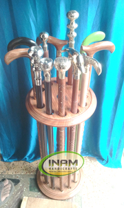 Gậy Đi Bộ Và Giá Đỡ Ô Làm Bằng Gỗ Và Sắt, Giá Đỡ Gậy Đi Bộ Đẹp Và Thiết Kế - Product Image 2