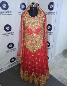 Robe de mariage et de fête en georgette pakistanaise pour adulte - Product Image 1