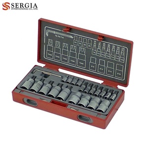 대만 독일 1/2 "1/<span class=keywords><strong>4</strong></span>" 멀티 Torx 소켓 비트 세트 - Product Image 5