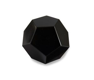 Dodécaèdre en cristal agate noire pierre dodécaèdre pierre précieuse guérison pierre naturelle cristal artisanat grossiste - Product Image 1