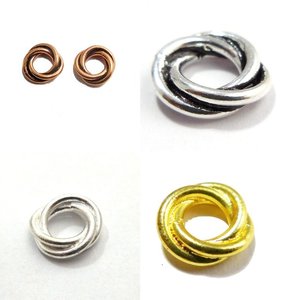 Silver Plated Fancy Shape Jump <b>Ring</b> - Product Image 4