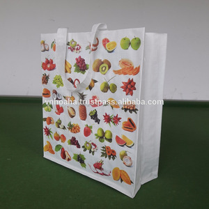PP Woven Handled Shopping <b>Bag</b> with U-<b>Piping</b> Construction Customizable Size & Color Comfortable Use and Nice Design - Product Image 4