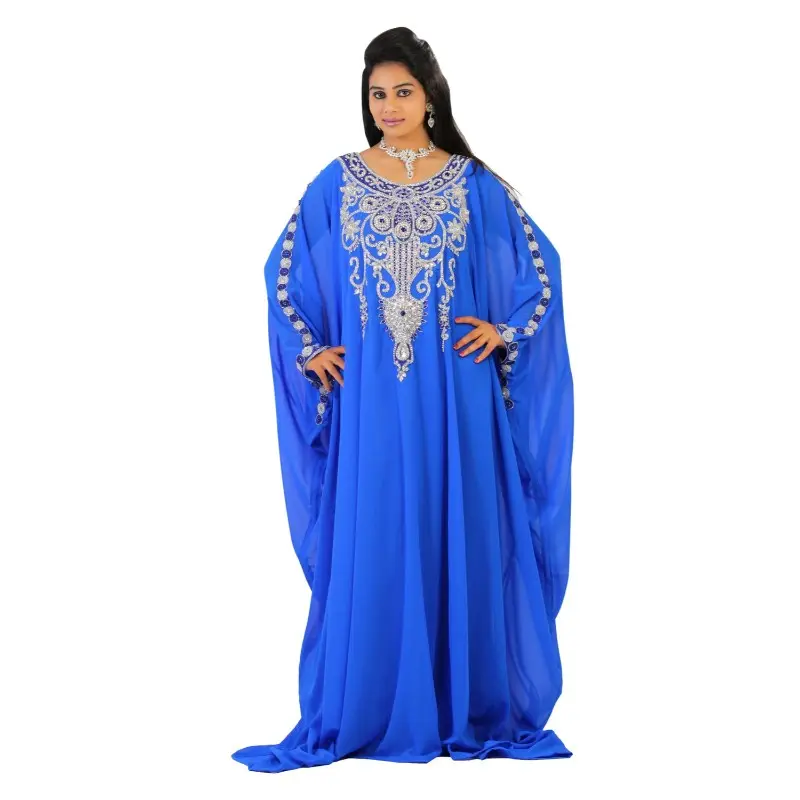 Лидер продаж, стильное мусульманское платье, кафтан, абайя, Арабская свадьба, Марокканское платье макси Jilbab Royal