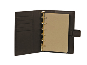 Planificateur quotidien en cuir, classeur à 6 anneaux, organisateur de sac à main, Agenda - Product Image 4