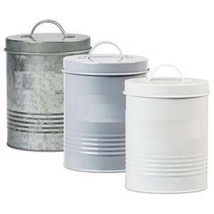 Bote de METAL galvanizado para almacenamiento de alimentos de perros, recipiente de METAL para almacenamiento de comida de mascotas - Product Image 3