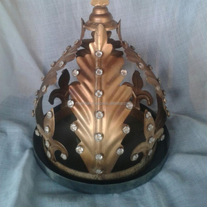 คุณภาพสูงมงกุฎโลหะเค้ก Topper วินเทจ - Product Image 1