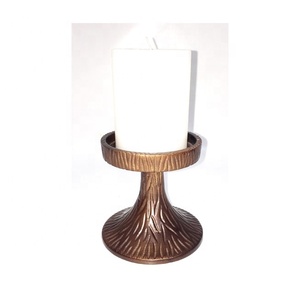 Modern Christmas Tealight <b>Candle</b> Holder Best Selling Aluminium <b>Pillar</b> <b>Candle</b> Stand for Home Decoration - Product Image 6