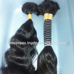 Cheveux humains indiens Naturl doux et lisses de l'Inde Grade 12A vente chaude de cheveux humains remy, meilleurs cheveux humains bruts indiens en vrac. - Product Image 2