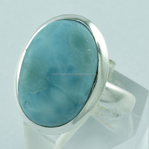 แหวนเงินแท้ 925 ประดับพลอยลาร์ิมา ดีไซน์สวยหรู สินค้าใหม่ - Product Image 3