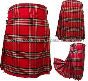 Uniformes décontractés pour hommes de haute qualité de style occidental brodés à la mode écossais Stewart Kilts Basson Design - Product Image 5